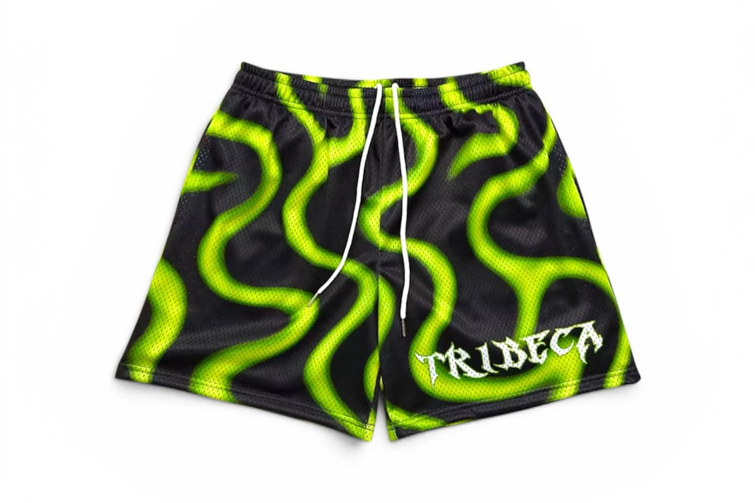 Tribeca Mesh Shorts — Green