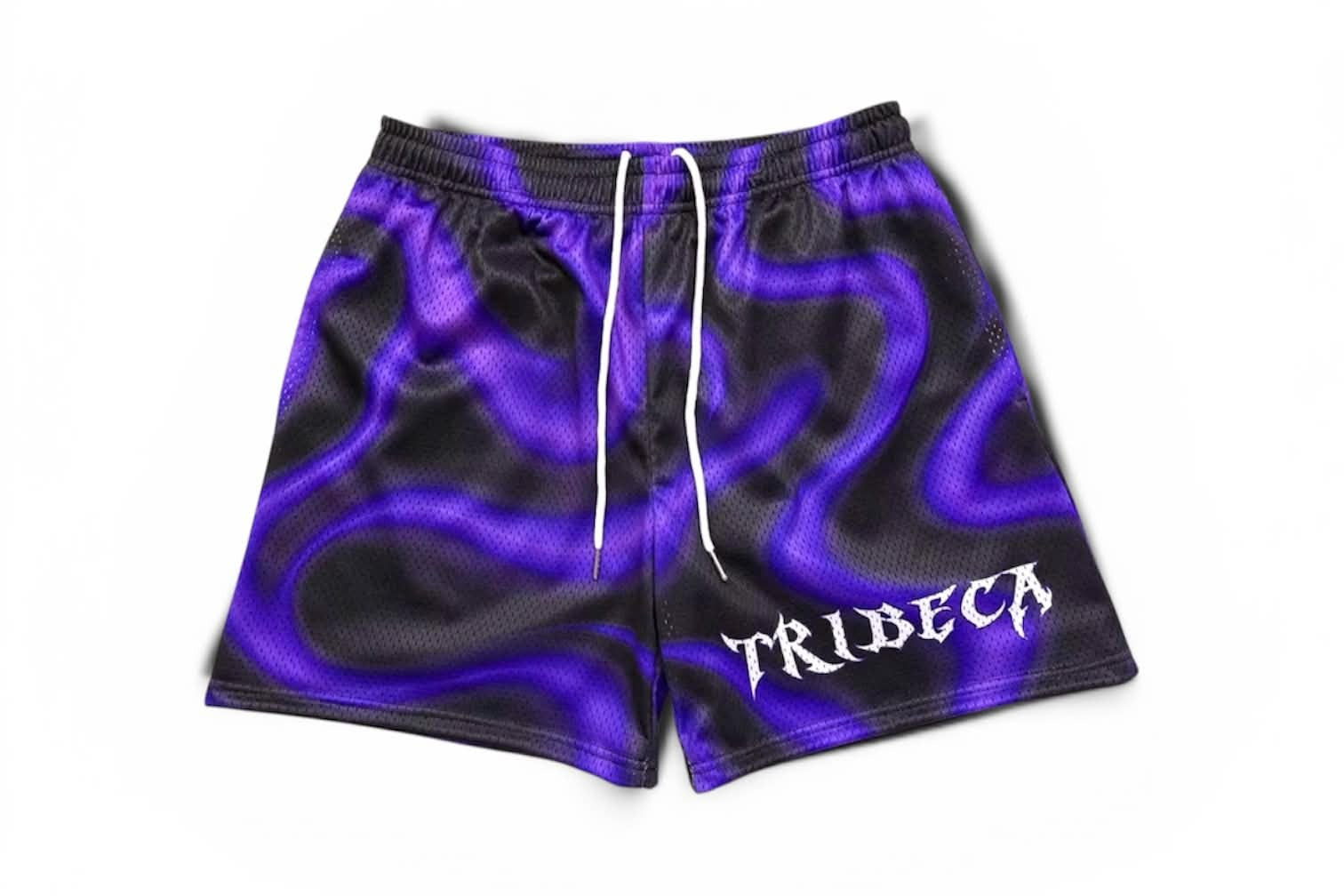 Tribeca Mesh Shorts — Purple