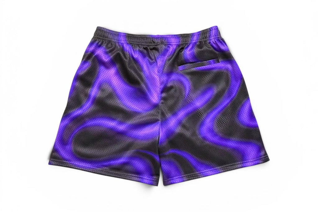 Tribeca Mesh Shorts — Purple