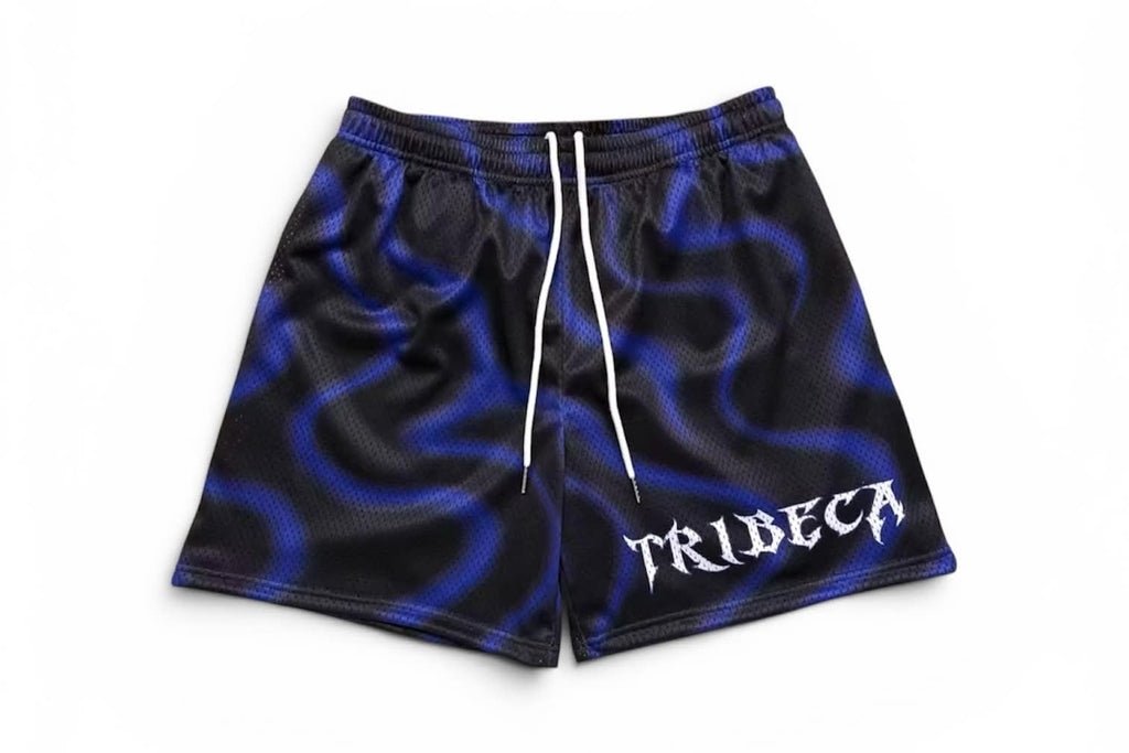 Tribeca Mesh Shorts — Blue