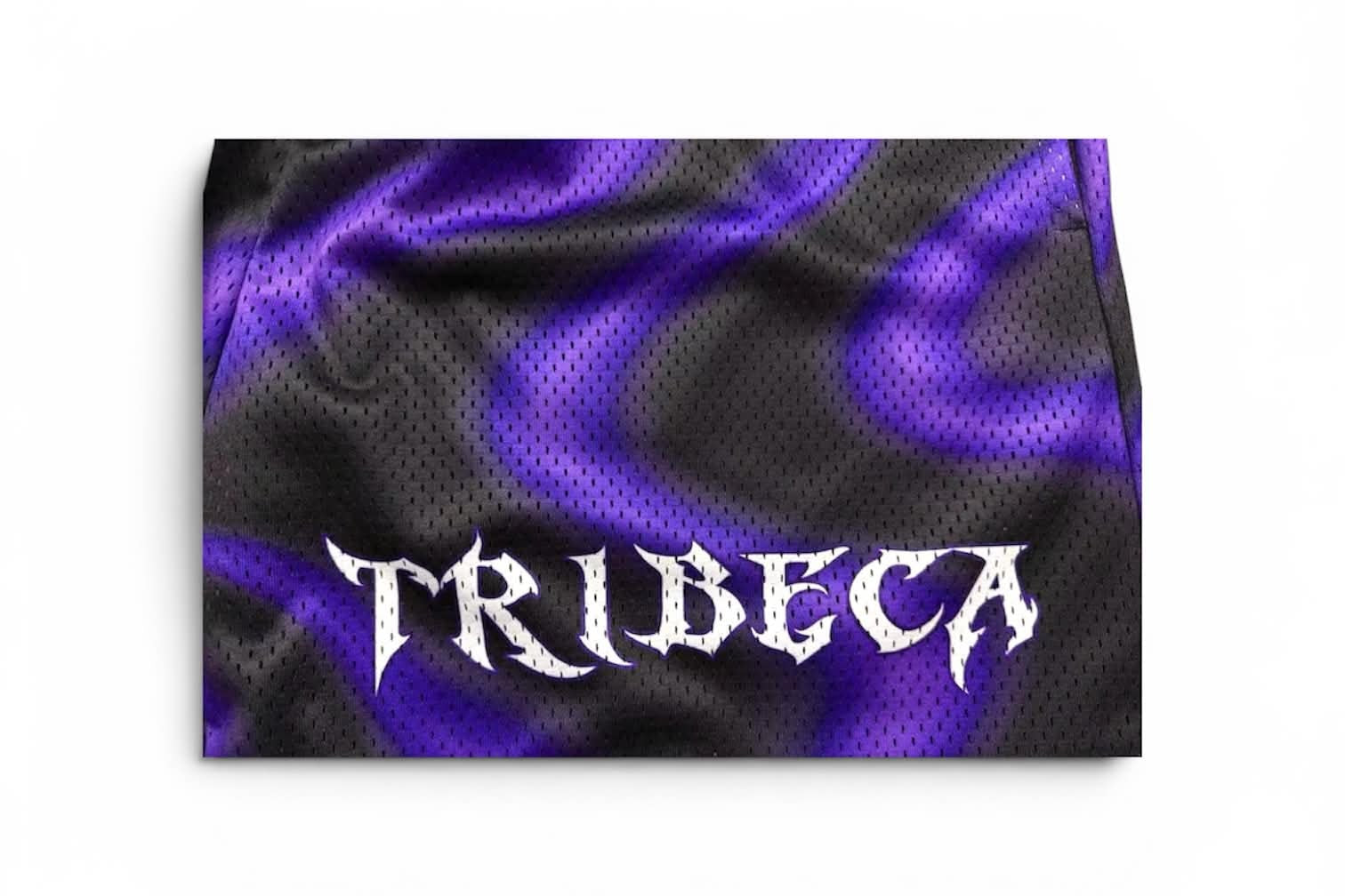 Tribeca Mesh Shorts — Purple